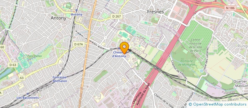 localisation de l'entreprise MONSIEUR JEAN MARIE NGOUA NGOUA NJEUTCHA à ANTONY