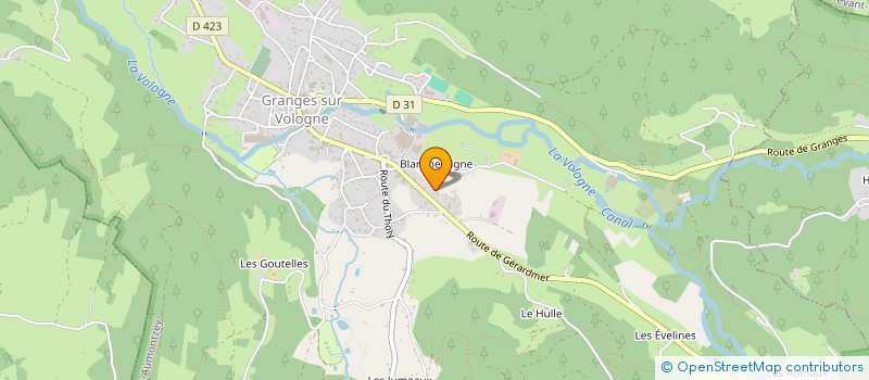 localisation de l'entreprise MONSIEUR JEAN MARIE NOEL  GRANGES-AUMONTZEY