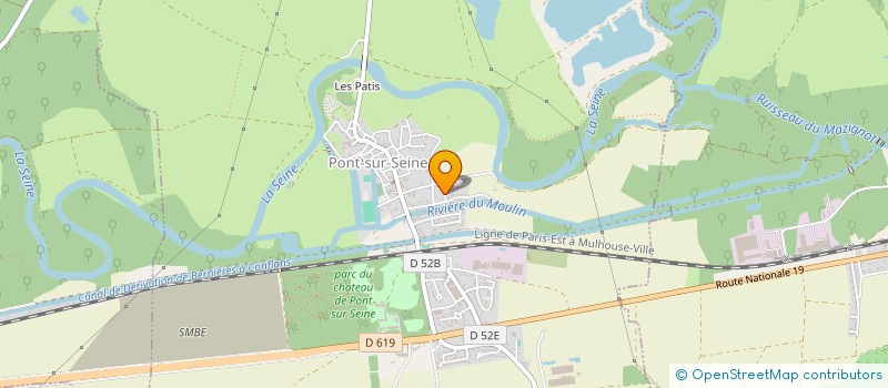 localisation de l'entreprise MONSIEUR JEAN MARIE NOUBISSIE YOUMBI  PONT-SUR-SEINE