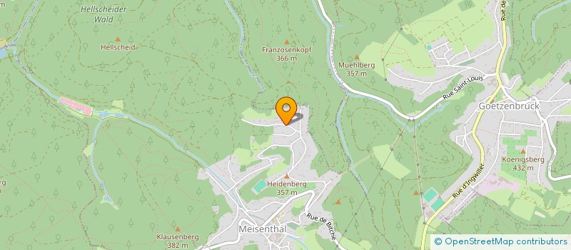 localisation de l'entreprise MONSIEUR JEAN MARIE OTT  MEISENTHAL