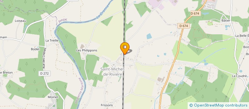 localisation de l'entreprise MONSIEUR JEAN MARIE OUARAB  LA ROCHE-CHALAIS