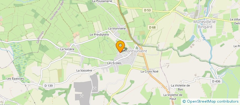 localisation de l'entreprise MONSIEUR JEAN-MARIE PAINSECQ à GOUVILLE-SUR-MER