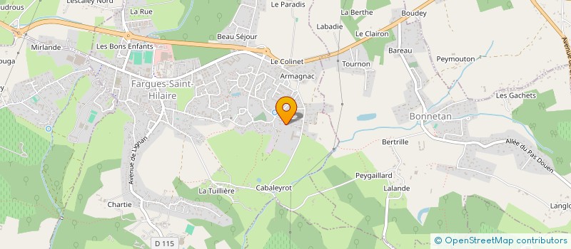 localisation de l'entreprise MONSIEUR JEAN MARIE PARACHE  FARGUES-SAINT-HILAIRE