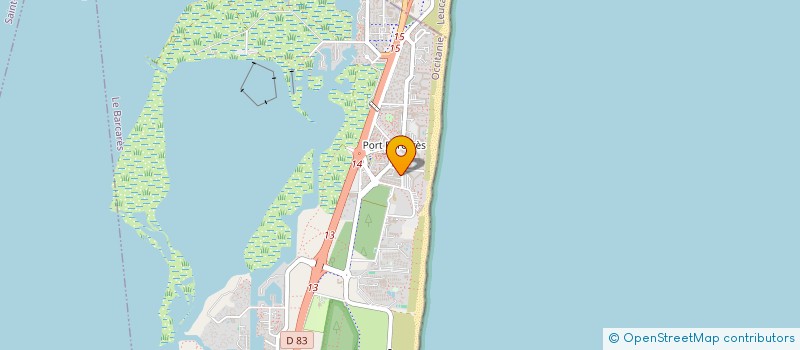 localisation de l'entreprise MONSIEUR JEAN-MARIE PARES  LE BARCARES