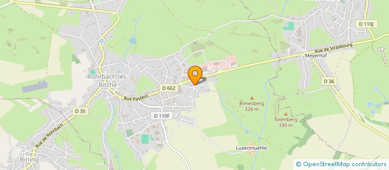 localisation de l'entreprise MONSIEUR JEAN-MARIE PEIFFER  ROHRBACH-LES-BITCHE