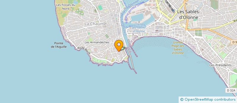 localisation de l'entreprise MONSIEUR JEAN-MARIE PENANGUER à LES SABLES-D'OLONNE