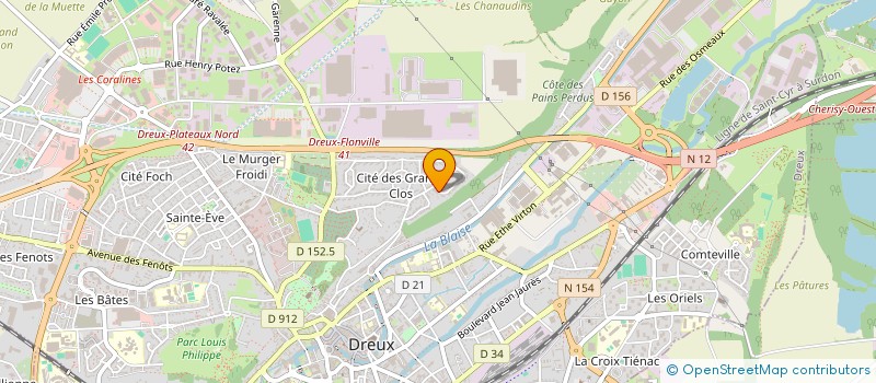 localisation de l'entreprise MONSIEUR JEAN-MARIE PERIN à DREUX