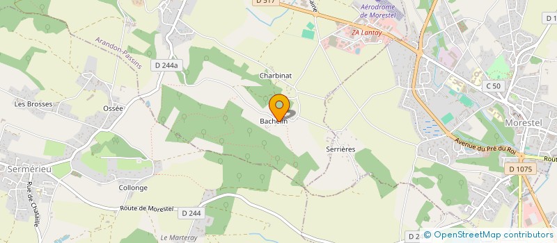 localisation de l'entreprise MONSIEUR JEAN-MARIE PERNET à ARANDON-PASSINS