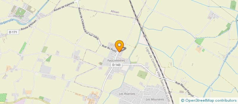 localisation de l'entreprise MONSIEUR JEAN-MARIE PERRIER  MONTELIER