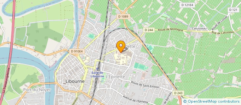 localisation de l'entreprise MONSIEUR JEAN-MARIE PERRON  LIBOURNE