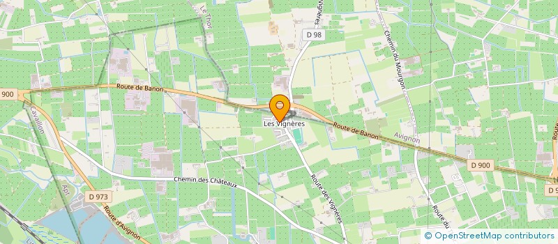 localisation de l'entreprise MONSIEUR JEAN-MARIE PERU  CAVAILLON