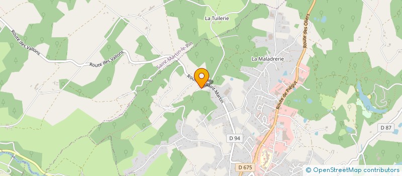 localisation de l'entreprise MONSIEUR JEAN-MARIE PETIT  NONTRON