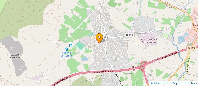 localisation de l'entreprise MONSIEUR JEAN-MARIE PHILIPON  POUSSAN