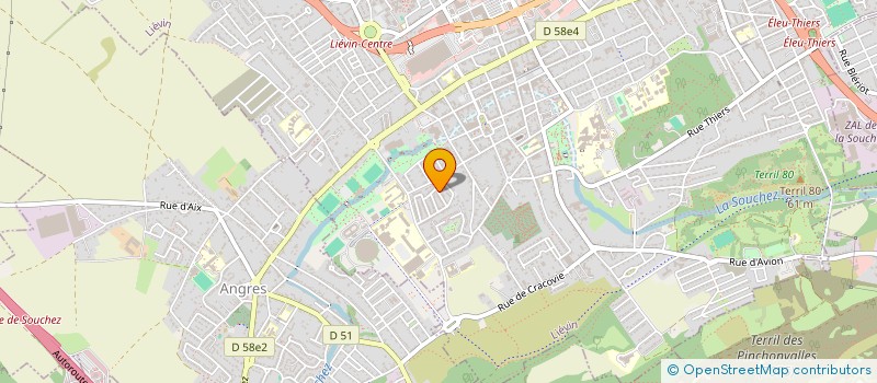 localisation de l'entreprise MONSIEUR JEAN-MARIE PICARD  LIEVIN