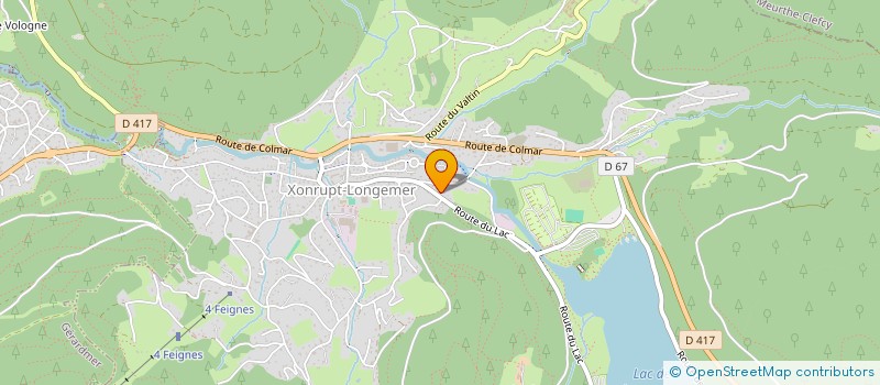 localisation de l'entreprise MONSIEUR JEAN-MARIE PIERRET  XONRUPT-LONGEMER