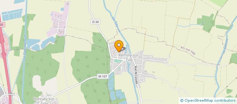 localisation de l'entreprise MONSIEUR JEAN-MARIE PIETRAS  REMILLY-SUR-TILLE