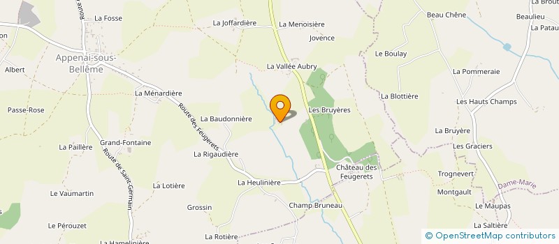localisation de l'entreprise MONSIEUR JEAN-MARIE PIGEON à APPENAI-SOUS-BELLEME