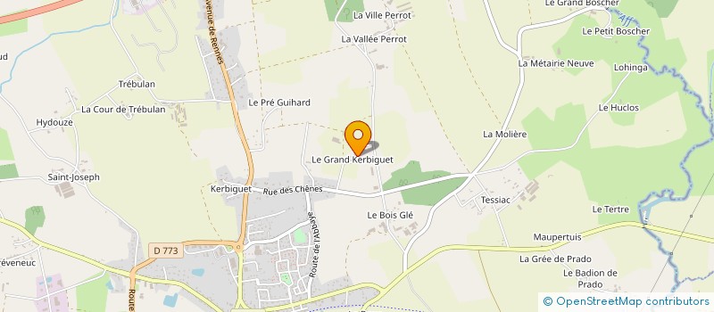 localisation de l'entreprise MONSIEUR JEAN MARIE PIHERY  GUER