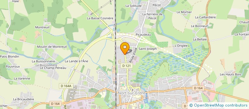 localisation de l'entreprise MONSIEUR JEAN-MARIE PINEL à NORT-SUR-ERDRE