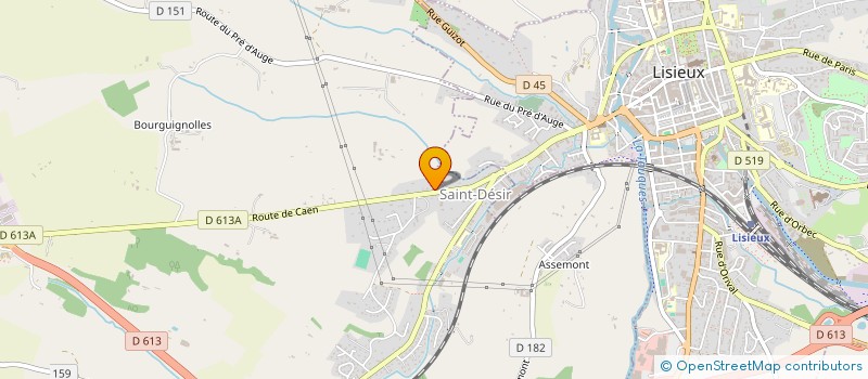 localisation de l'entreprise MONSIEUR JEAN-MARIE PITHON  SAINT-DESIR