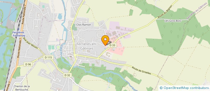 localisation de l'entreprise MONSIEUR JEAN-MARIE POITOU  FERRIERES-EN-GATINAIS