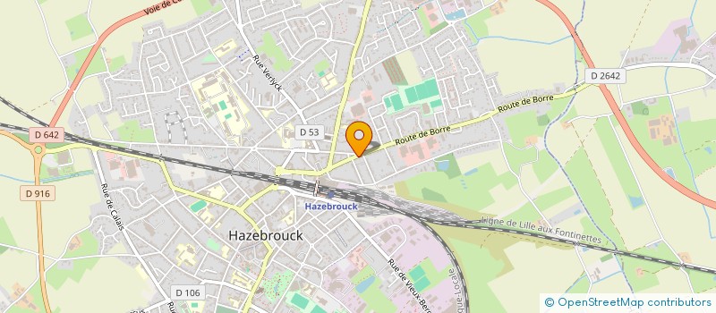 localisation de l'entreprise MONSIEUR JEAN-MARIE POLLET à HAZEBROUCK