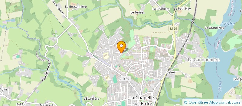 localisation de l'entreprise MONSIEUR JEAN-MARIE POMMIER  LA CHAPELLE-SUR-ERDRE