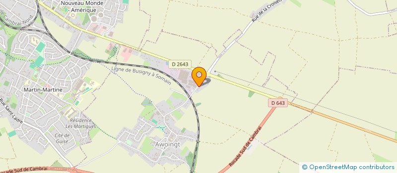 localisation de l'entreprise MONSIEUR JEAN MARIE PORA  SARS-POTERIES