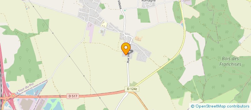 localisation de l'entreprise MONSIEUR JEAN-MARIE POTIER  VILLETTE D'ANTHON