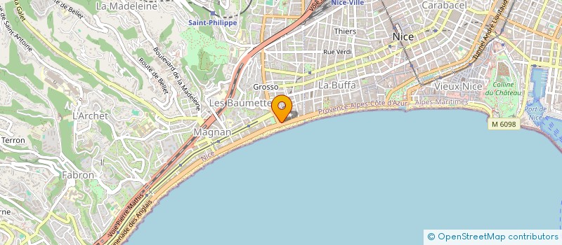 localisation de l'entreprise MONSIEUR JEAN-MARIE POZZO DI BORGO  NICE