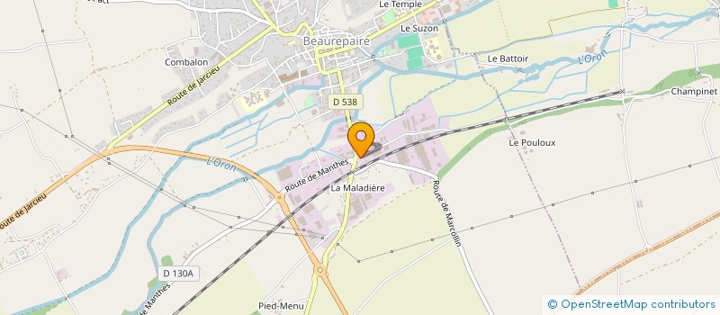 localisation de l'entreprise MONSIEUR JEAN-MARIE PREHER  BEAUREPAIRE