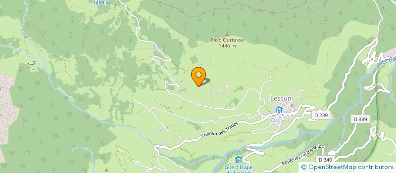 localisation de l'entreprise MONSIEUR JEAN MARIE PRU LESTRET  LESCUN