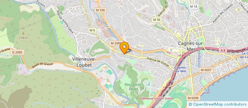 localisation de l'entreprise MONSIEUR JEAN-MARIE PUYAUBERT à CAGNES-SUR-MER