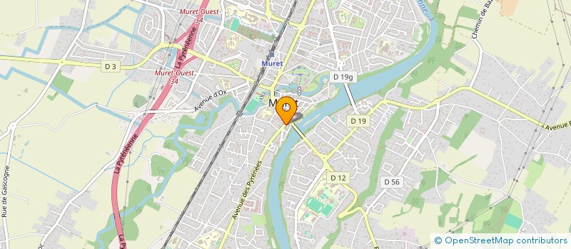 localisation de l'entreprise MONSIEUR JEAN-MARIE QUIEC  MURET