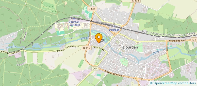 localisation de l'entreprise MONSIEUR JEAN-MARIE RABALLAND à DOURDAN