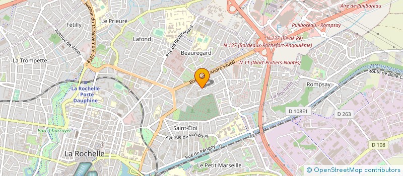 localisation de l'entreprise MONSIEUR JEAN-MARIE RABOUAN  LA ROCHELLE