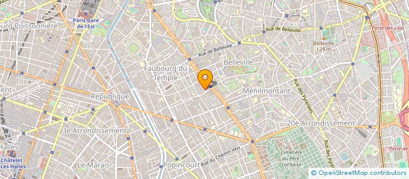 localisation de l'entreprise MONSIEUR JEAN MARIE RACON  PARIS