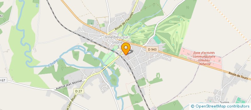 localisation de l'entreprise MONSIEUR JEAN MARIE RAGUENEAU à VILLEDIEU-SUR-INDRE