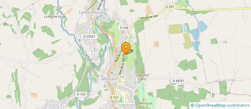 localisation de l'entreprise MONSIEUR JEAN-MARIE RALLET  MORTAIN-BOCAGE