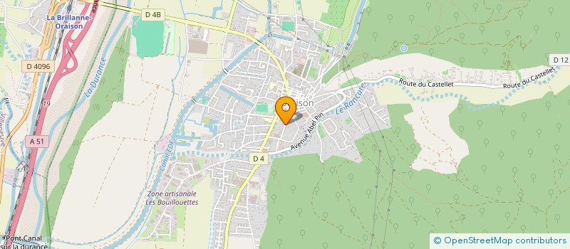 localisation de l'entreprise MONSIEUR JEAN-MARIE RAMBERT  ORAISON