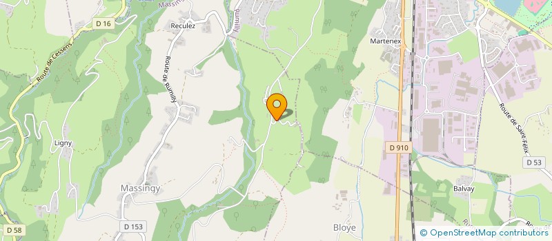 localisation de l'entreprise MONSIEUR JEAN-MARIE RAMEL  MASSINGY