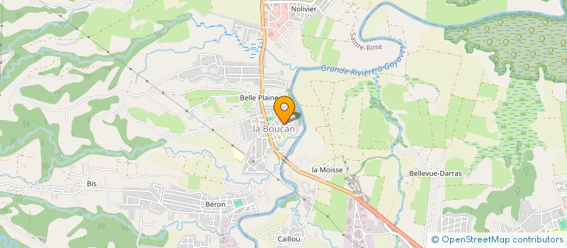 localisation de l'entreprise MONSIEUR JEAN-MARIE RAMOTHE  SAINTE-ROSE