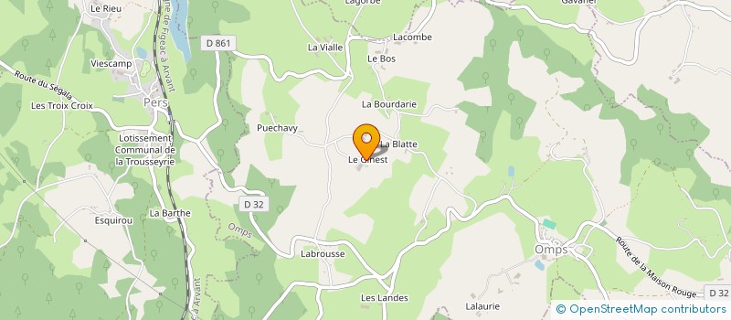 localisation de l'entreprise MONSIEUR JEAN-MARIE RAYMONDI à OMPS