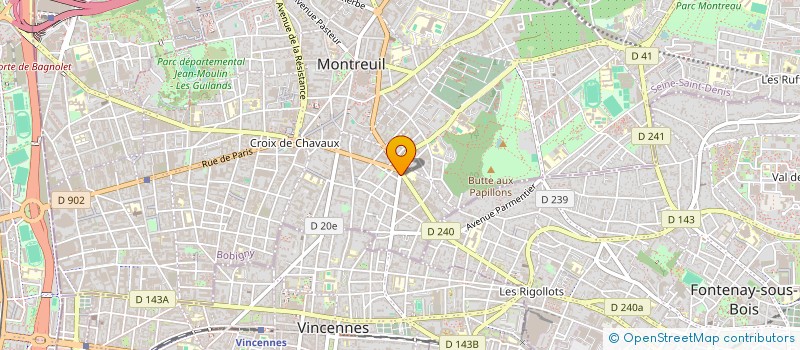 localisation de l'entreprise MONSIEUR JEAN MARIE RENAULT à MONTREUIL