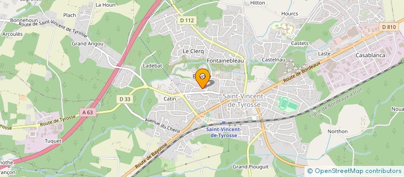 localisation de l'entreprise MONSIEUR JEAN-MARIE RESANO à SAINT-VINCENT-DE-TYROSSE