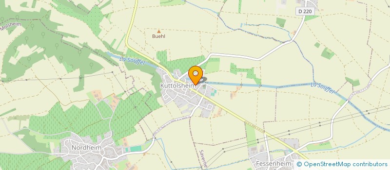 localisation de l'entreprise MONSIEUR JEAN MARIE RIEHL  KUTTOLSHEIM