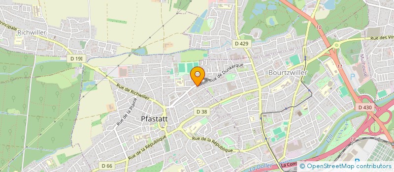 localisation de l'entreprise MONSIEUR JEAN MARIE RIETH  RICHWILLER