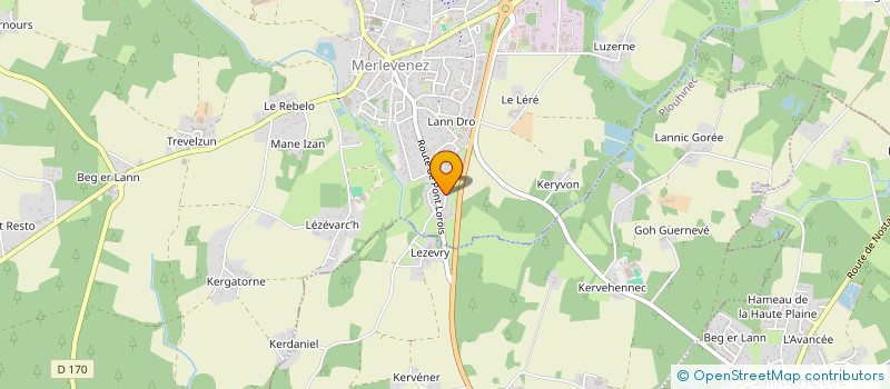 localisation de l'entreprise MONSIEUR JEAN-MARIE RIOU à KERVIGNAC