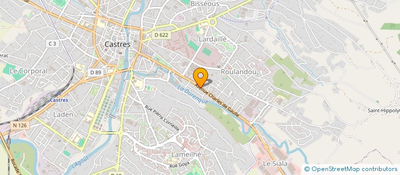 localisation de l'entreprise MONSIEUR JEAN-MARIE RIVIERE à CASTRES