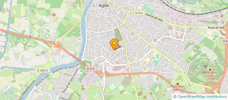 localisation de l'entreprise MONSIEUR JEAN MARIE RIVOT  AGDE